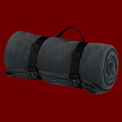 Value Fleece Blanket with Strap