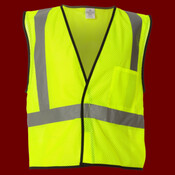 Unisex Economy Single Pocket Hook-and-Loop Mesh Vest