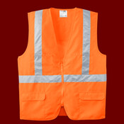 Ansi 107 Class 2 Mesh Back Safety Vest