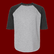 Youth Baseball Fine Jersey Three-Quarter Sleeve Tee