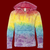 Girls’ Courtney Burnout V-Notch Hooded Sweatshirt