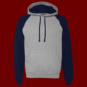 Unisex Nublend® Colorblocked Raglan Hooded Sweatshirt