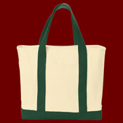 Ideal Twill Two Tone Shopping Tote