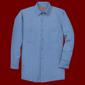 Long Size, Long Sleeve Industrial Work Shirt