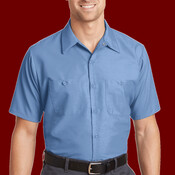 Long Size, Short Sleeve Industrial Work Shirt