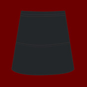 Easy Care Waist Apron with Stain Release