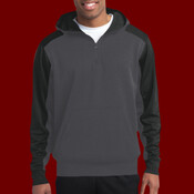 Tech Fleece Colorblock 1/4 Zip Hooded Sweatshirt