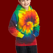 Youth Tie Dye Pullover Hooded Sweatshirt