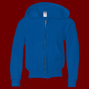Youth NuBlend® Full-Zip Hooded Sweatshirt