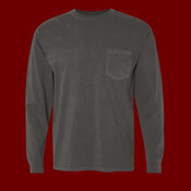 Unisex Garment-Dyed Heavyweight Long Sleeve Pocket T-Shirt