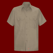 Men's Ripstop Short Sleeve Work Shirt
