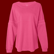 Women's Jersey Pom Pom Long Sleeve T-Shirt