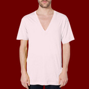 6456 Sheer Jersey V-Neck S/S Summer T-Shirt