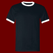 BB410 Poly-Cotton S/S Ringer T-Shirt