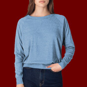 BR394 Tri-Blend Rib Light Weight Raglan Pullover