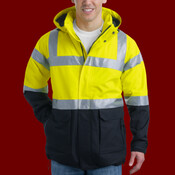 Ansi 107 Class 3 Safety Heavyweight Parka