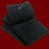 Grommeted Tri Fold Golf Towel