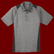 Heather Colorblock Contender Polo