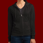 Women's Fitted Jersey Full Zip Hoodie