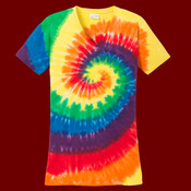 Women's Tie Dye V Neck Tee