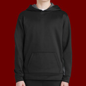 Youth Sport Wick ® Fleece Colorblock Hooded Pullover
