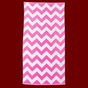 Chevron Velour Beach Towel