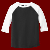 Toddler Baseball Fine Jersey Three-Quarter Sleeve Tee