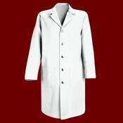 Unisex Button Front Lab Coat