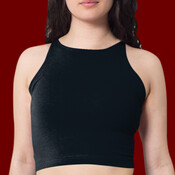 8369 Cotton Spandex Jersey Sleeveless Crop Top