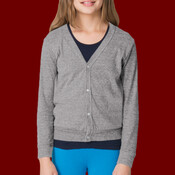 BR200 Youth Tri-Blend Rib Cardigan