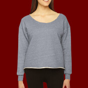 HVT316 Heavy Terry Athletic Crop Sweatshirt