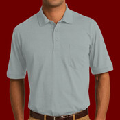 Core Blend Jersey Knit Pocket Polo