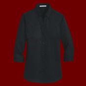 Women's 3/4 Sleeve SuperPro Twill Shirt