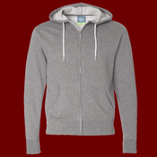 Unisex Lightweight Full-Zip Hooded Sweatshirt