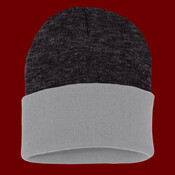 12" Color Blocked Cuffed Beanie
