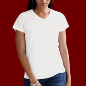 Women's Polyester Sublimation V-Neck Tee