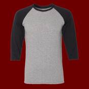 Unisex Triblend Three-Quarter Raglan Baseball T-Shirt
