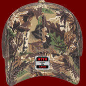 OTTO CAP® Camouflage 6 Panel Low Profile Mesh Back Trucker Hat