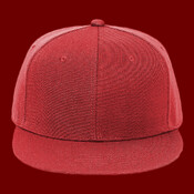 OTTO CAP® OTTO FIT® 6 Panel Mid Profile Flat Visor Baseball Cap