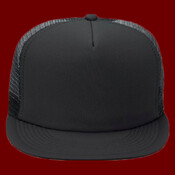 OTTO CAP® "OTTO SNAP" 5 Panel High Crown Mesh Back Trucker Snapback Hat