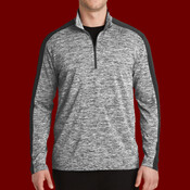 PosiCharge ® Electric Heather Colorblock 1/4 Zip Pullover