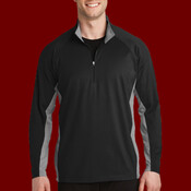 Sport Wick ® Stretch Contrast 1/4 Zip Pullover