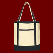 Large Cotton Canvas Tote