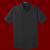 Short Sleeve Carefree Poplin Shirt