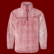 Unisex Sherpa Fleece Quarter-Zip Pullover