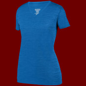 Women's Shadow Tonal Heather Training V-Neck T-Shirt