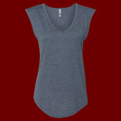 Women's Festival Sleeveless Deep V-Neck T-Shirt