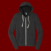 Unisex Triblend Sponge Fleece Full Zip Hoodie