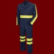 Men's Enhanced Visibility Action Back Coverall
