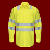 Men's Tall Enhanced & Hi-Visibility Long Sleeve Work Shirt